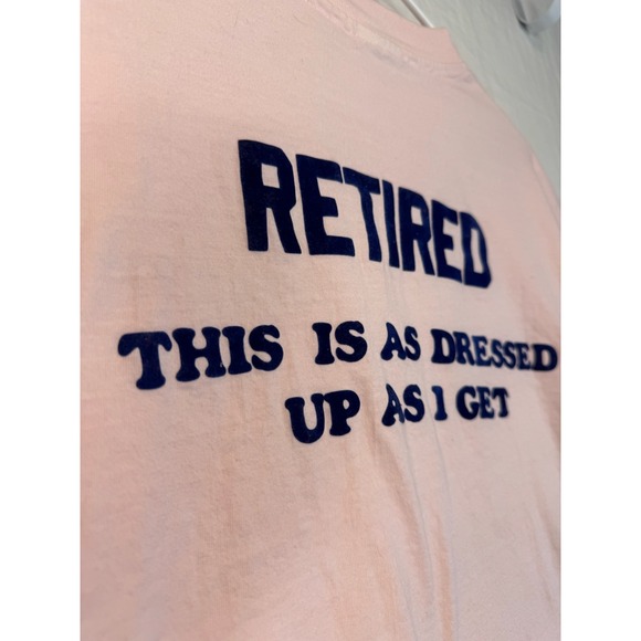 Vintage 90's Y2K XXL Willie Retired Handmade T-Shirt Pink Velvet Letters Hanes - Picture 7 of 9